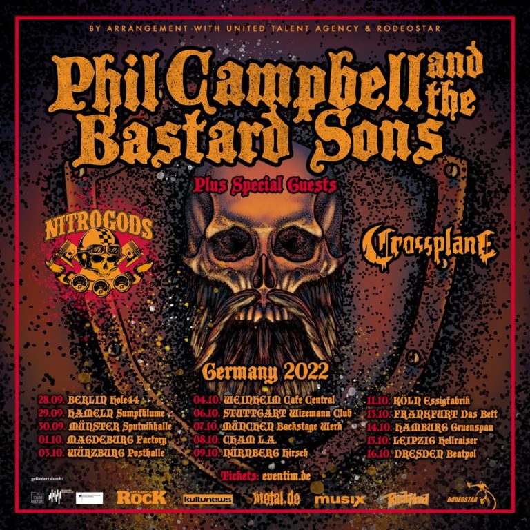 TOUR with Phil Campbell & the Bastard Sons — Nitrogods